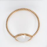 Rainbow Moonstone Ring - A