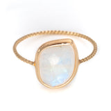 Rainbow Moonstone Ring - C