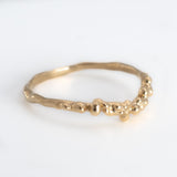 Wave Bubbles Curve Ring