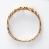 Wave Bubbles Sparkle Ring