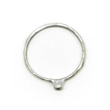 White Ethereal Black Diamond ring