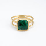 Malachite Cocktail Ring