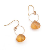 Honey Drops Topaz Earrings