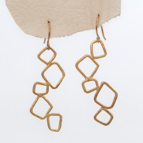 Klimt Kiss Earrings