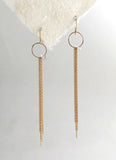 Icy Falls Herkimer Earring