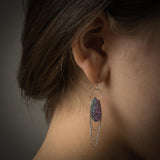 Glam Fringe Midnight Blue Earring