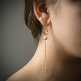 Peach Moon Falls Earring