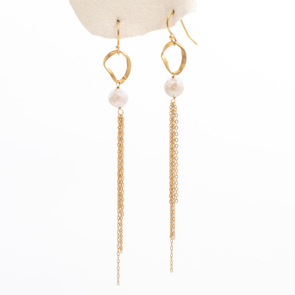 Peach Moon Falls Earring