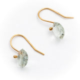 Green Amethyst Octagon Earrings