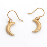 Crescent Moon Gold Earrings