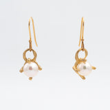 Akoya Pearl Prong Earrings