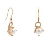 Akoya Pearl Prong Earrings