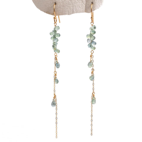Sapphire Waterfall Earrings