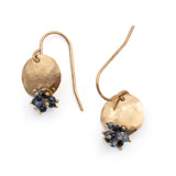 Blueberry Bowl Sapphire Earrings