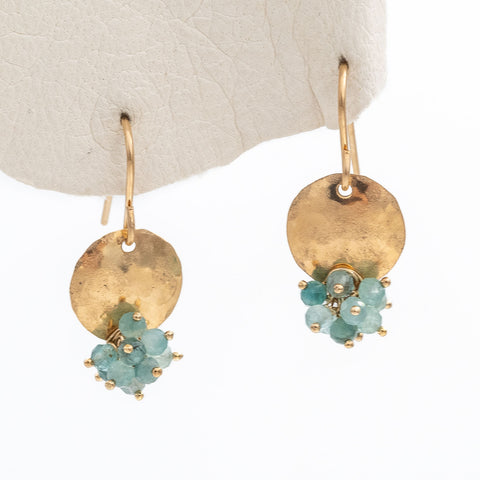Ice Berry Bowl Tourmaline Earrings
