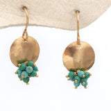 Sky Blue Berry Bowl Turquoise Earrings