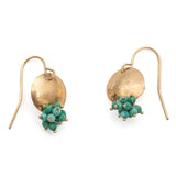 Sky Blue Berry Bowl Turquoise Earrings