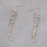 Bubble Aquamarine Medley Earrings