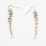 Bubble Aquamarine Medley Earrings