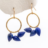 Blue Bouquet Lapis Earring