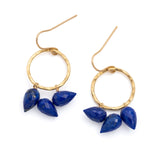 Blue Bouquet Lapis Earring