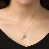 Hane (feather) Sparkle Necklace