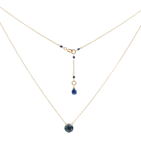 Sapphire Single Stone Necklace