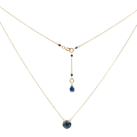 Sapphire Single Stone Necklace