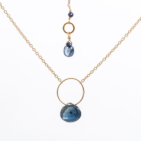 Drop of Ocean Single Stone Necklace