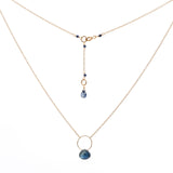 Drop of Ocean Single Stone Necklace