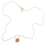 Golden Heart Imperial Topaz  Necklace