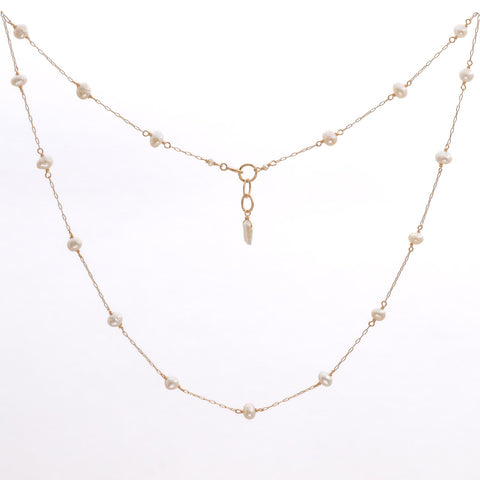 Pearl Linked Necklace
