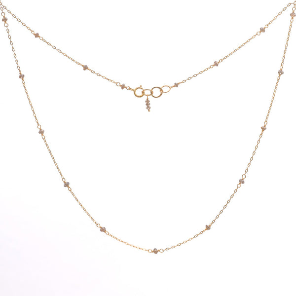 Champagne Diamond Necklace