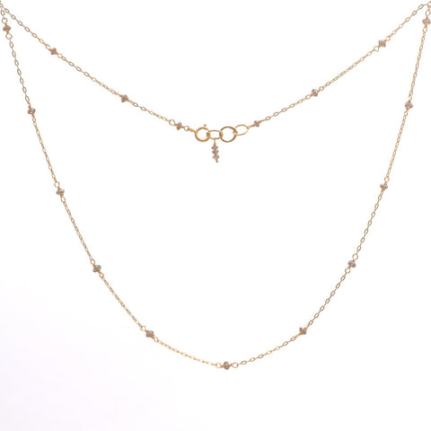 Champagne Diamond Necklace