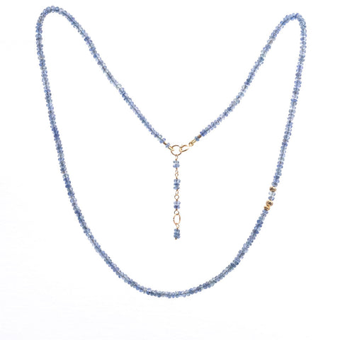True Blue Sapphire Adjustable Necklace