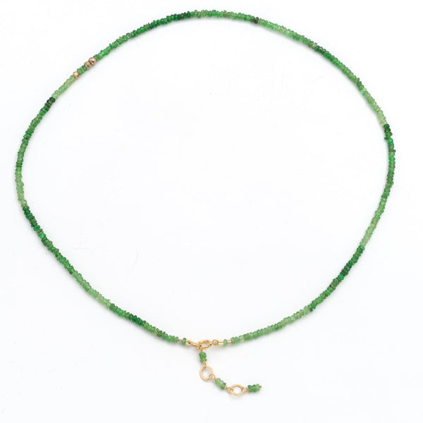 Ring of Green Garnet Necklace