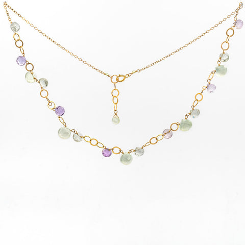 Spring Color Ring Necklace