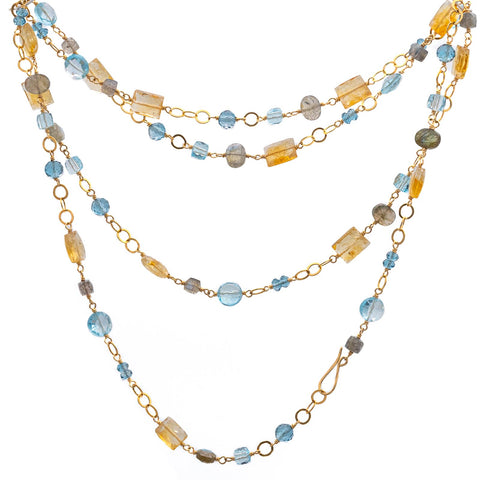 November Horizon Long Necklace