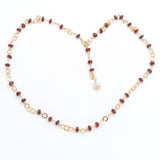 Garnet Rings Necklace