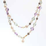 February Colors Ring Necklace