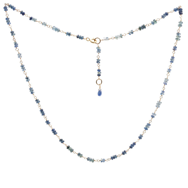 Blue Sapphire Ombre Necklace