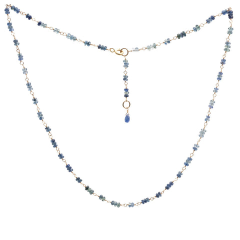 Blue Sapphire Ombre Necklace