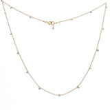 Green Sapphire Dewdrops Necklace