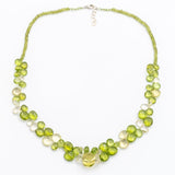 Fresh Greens Peridot Choker Necklace