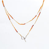 Fire Opal necklace