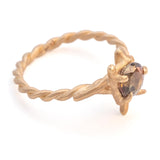 Andalusite Twig Prong Ring