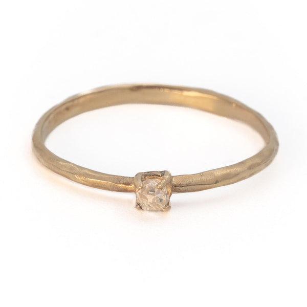 Antique Diamond Yellow Gold Ring