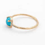 Turquoise Sparkle Ring - A