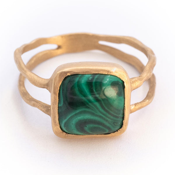 Malachite Cocktail Ring