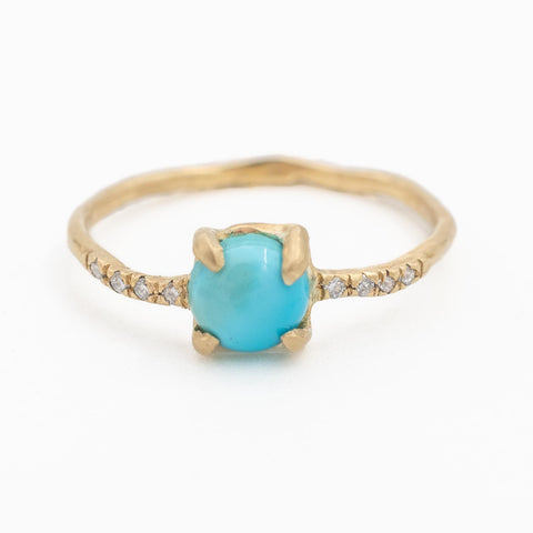 Turquoise Sparkle Ring - B